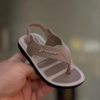 Chinelo Rider Pulse Masculina 17720 Preto/Bege 45482 k26