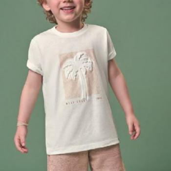 Conjunto Tiny Joy Masculino Infantil 12676 Camiseta/Bermuda 1 ao 3 45170 k26