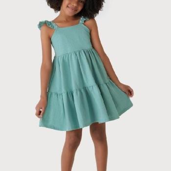 Vestido Carinhoso Curto Rodado Juvenil 1000132445 C/Perolas 10 ao 14 43735