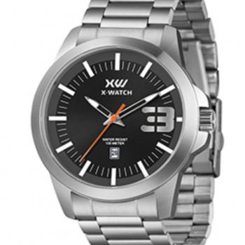 Relógio X-Watch Mostrador Preto Masculino XMSS1065 D2SX 48032