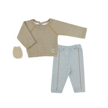 Conjunto Pagão Mydouu Baby Masculino Recém Nascido 40106 3 peças 43107