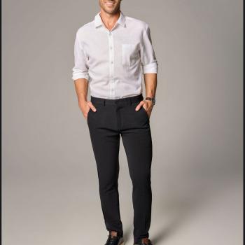 Calça KDU Alfaiataria Slim Cropped 302 Masculina 49497