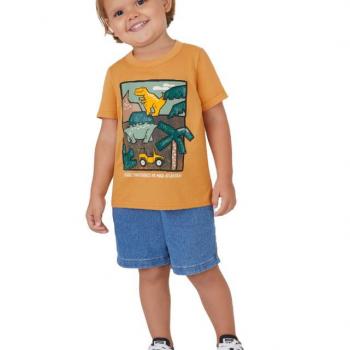 Camiseta Malwee Masculina Infantil 1000130240 1 ao 3 42990