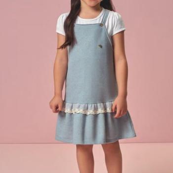 Conjunto Tiny Joy Feminino Infantil 12622 Salompete/Blusa 2 ao 3 45163 k26