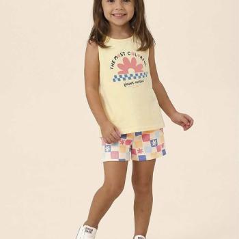 Conjunto Malwee Feminino Infantil 1000139138 Regata/Shorts 4 ao 8 45227 k26