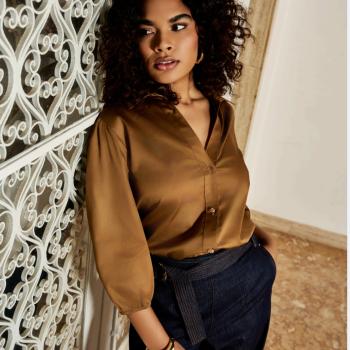 Camisa Caution Feminina C0150 Tricoline 50736