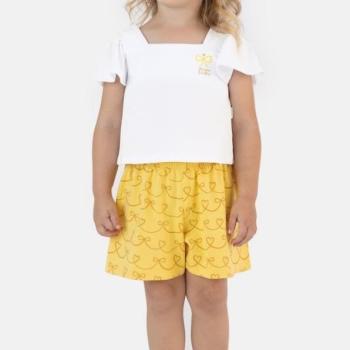 Conjunto Malwee Feminino Infantil 1000132162 Blusa/Shorts 6 44047
