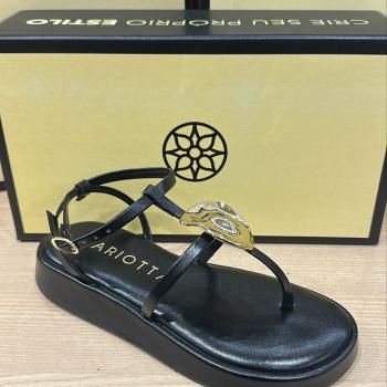 Papete Mariotta Feminina 20215 Preto 50499