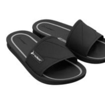 Sandália Rider Slide Street Masculina 11592 Preto/Cinza 45207 k26