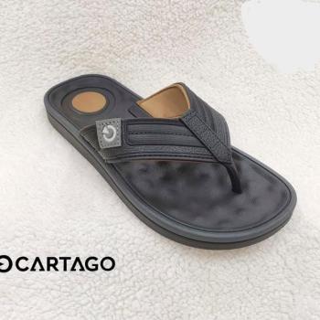 Sandália Cartago Masculina Alabama 11858 Preto/Castor 43616