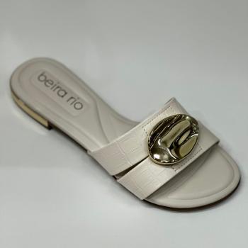 Sandália Beira Rio Feminina Rasteira 8263989 Off  50142