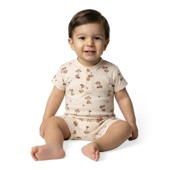 Macacão Kiko e Kika Masculino Bebê 15364 Curto P ao G 44989 k26