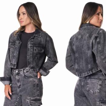 Jaqueta Cropped One Jeans Feminina 023856 023856 51371