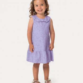 Vestido Carinhoso Infantil Curto Amplo 1000129785 4 ao 8 42996