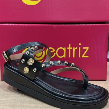 Sandália Beatriz Papete Feminina 393200/4 Preto 51245