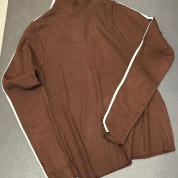 Blusa Feminino Manga Longa Canelada 3018 Importado SC 51332