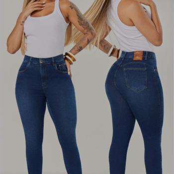 Calça Max Denim Feminina Skinny Cos Alto UP Premium 6809 49567