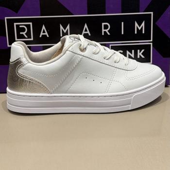 Tênis Ramarim Feminino 2699203 Branco/Prata 51460