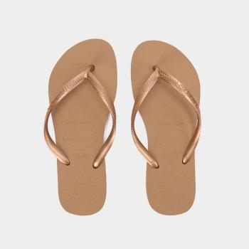 Chinelo Havaianas Feminino Infantil Slim Rose  Gold 5502250742 44322