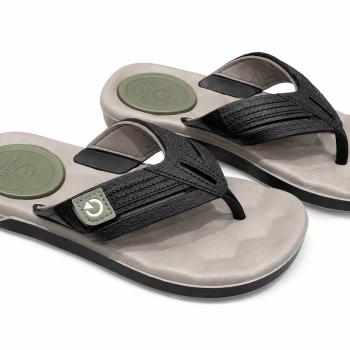 Chinelo Cartago Masculino Egeu Cinza/Preto/Verde 12667 51681
