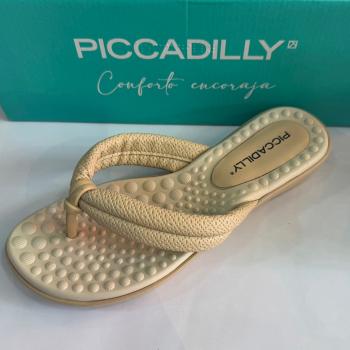 Sandália Piccadilly Feminina Chinelo 500401 Brule 50632