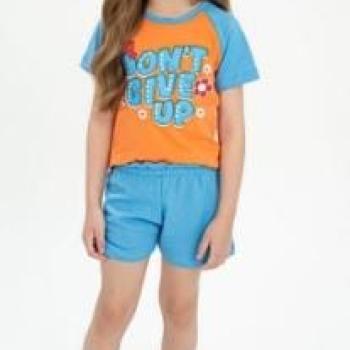 Conjunto Fashion Kids Feminino Infantil 9818 Blusa/Shorts Moletinho  4 ao 8 44262 k26