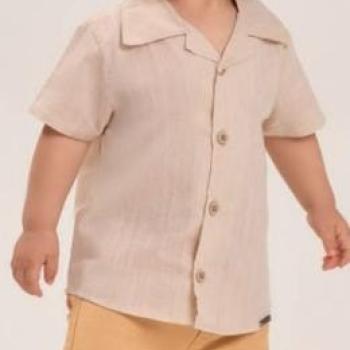 Conjunto Dila Masculino Bebê 4783 Camisa Social/Bermuda  P ao G 43639