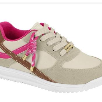 Tênis Molekinha 2583113 Branco Off/Avelã/Pink 44734 k26
