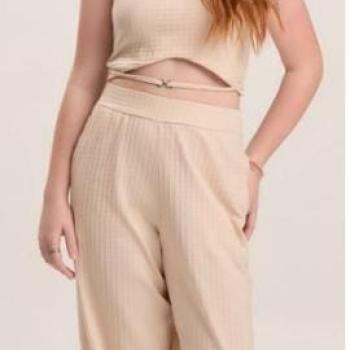 Conjunto Dila Feminino Juvenil 4767 Cropped/Calça 12 ao 16 43638