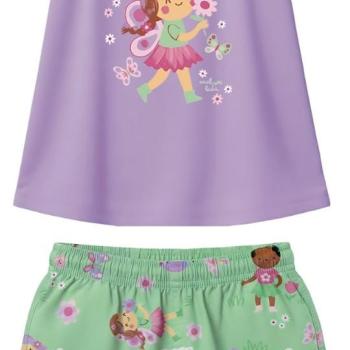 Conjunto Malwee Feminino Infantil 1000136120 Blusa/Shorts 4 ao 8 44231 k26