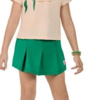 Conjunto Kaiani Feminino Infantil 12100 Blusa/Shorts 4 ao 8 43972