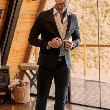 Calça Pitt Masculina Alfaiataria 184201 Corte Tradicional porem com pernas Afuniladas 50448