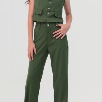 Conjunto Paula Bk Teen Feminino Juvenil 42703004 Blusa/Calça 10 ao 16 44607 k26