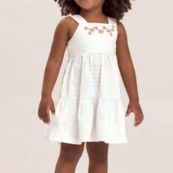 Vestido Dila Curto Rodado Infantil 4738 1 ao 3 43631