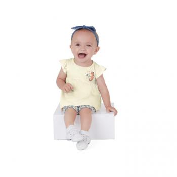 Conjunto Malwee Feminino Bebê 1000130116 Blusa/Shorts P ao GG 43047