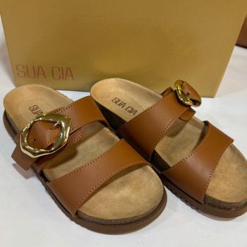 Sandália Birken Sua Cia Feminina 842716429 Caramelo 51520