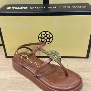 Papete Mariotta Feminina 20215 Caramelo 50489