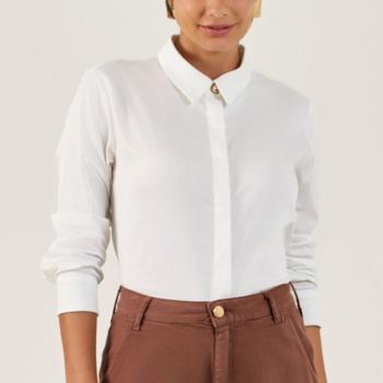 Camisa Manga 3/4  Caution Tricoline C0148 49156