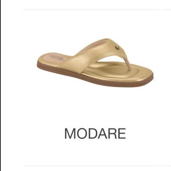Sandalia Modare Feminina 7212102 Suprema Dourada 50525