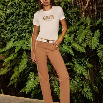 T-Shirt Gatabakana Bordado Paete 39970 49677