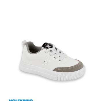 Tênis Molekinho 2615629 Branco/Cinza 44448 k26
