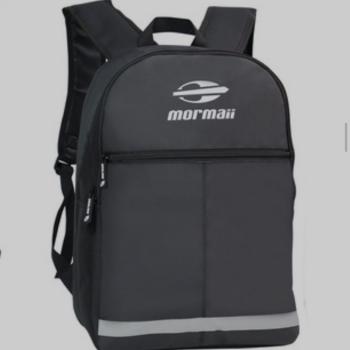 Mochila de Costa Mormaii em Poliester Com Listra Prata 2756 49581