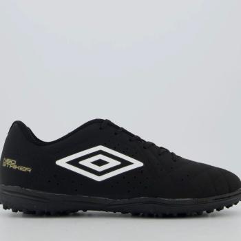 Chuteira Society Umbro Unissex 1371691 Soccer Shoes Neo Striker Preta/Branco 50998