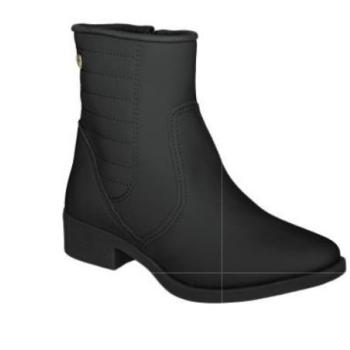 Bota Kidy Montaria Feminina 07000580007 Preto 44737 k26