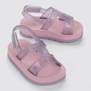 Sandália Zaxynina Hit Sand 19312 Violeta Medio/Glitter 43611