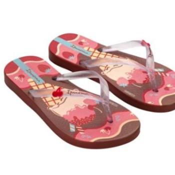 Sandália Ipanema Feminina Garden 27273 Marrom/Glitter/Rosa 44519  k26