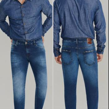 Calça Max Denim Masculina Super Skinny Premium 12132 50031