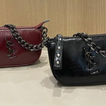 Bolsa Festa Vernizada Pequena Alça de Correte T121  51154