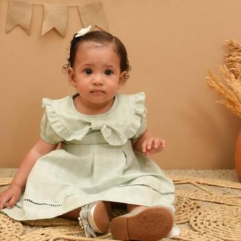 Vestido Sonho de Nenê Bebê 5193 P ao G 44681 k26