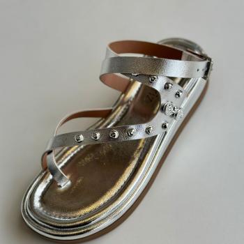 Sandália Beatriz Papete Feminina 393200/4 Prata 50054